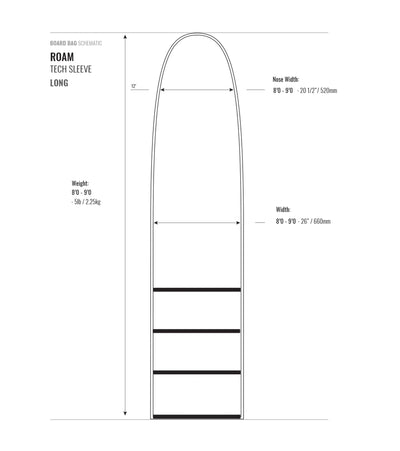 ROAM Tech Sleeve Longboard Board Bag