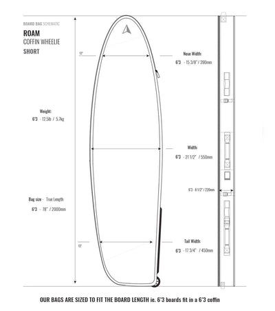 ROAM Coffin Wheelie Board Bag