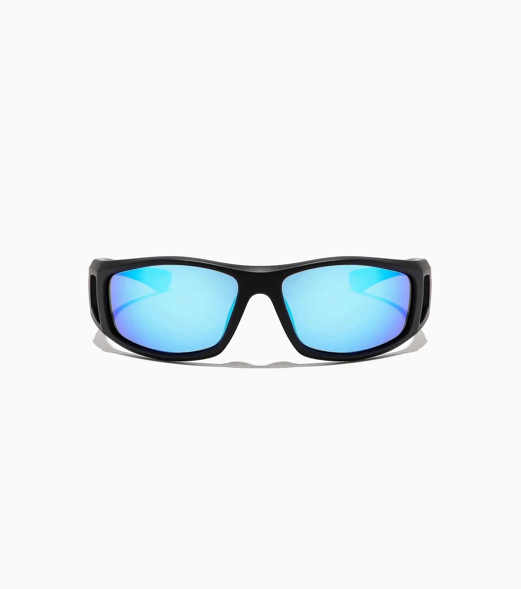 Ritual Vision - Dragster - Matte Black / Blue Reflective - Gepolariseerd - Zonnebril