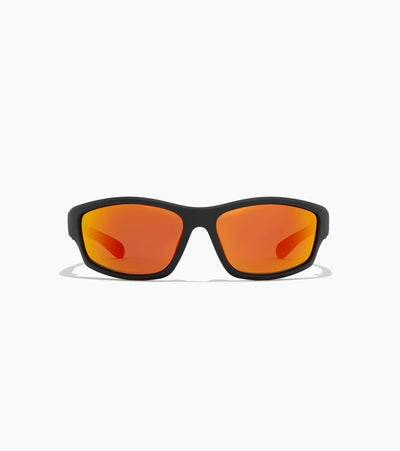 Ritual Vision - Teenage Zero - Matte Black / Orange Reflective - Gepolariseerd - Zonnebril