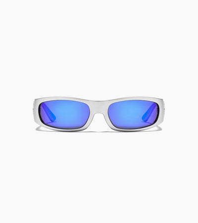 Ritual Vision - Parasite - Matte Chrome / Blue Reflective - Gepolariseerd - Zonnebril