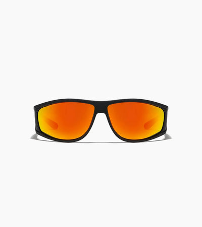 Ritual Vision - The Vacationer - Matte Black / Orange Reflective - Gepolariseerd - Zonnebril