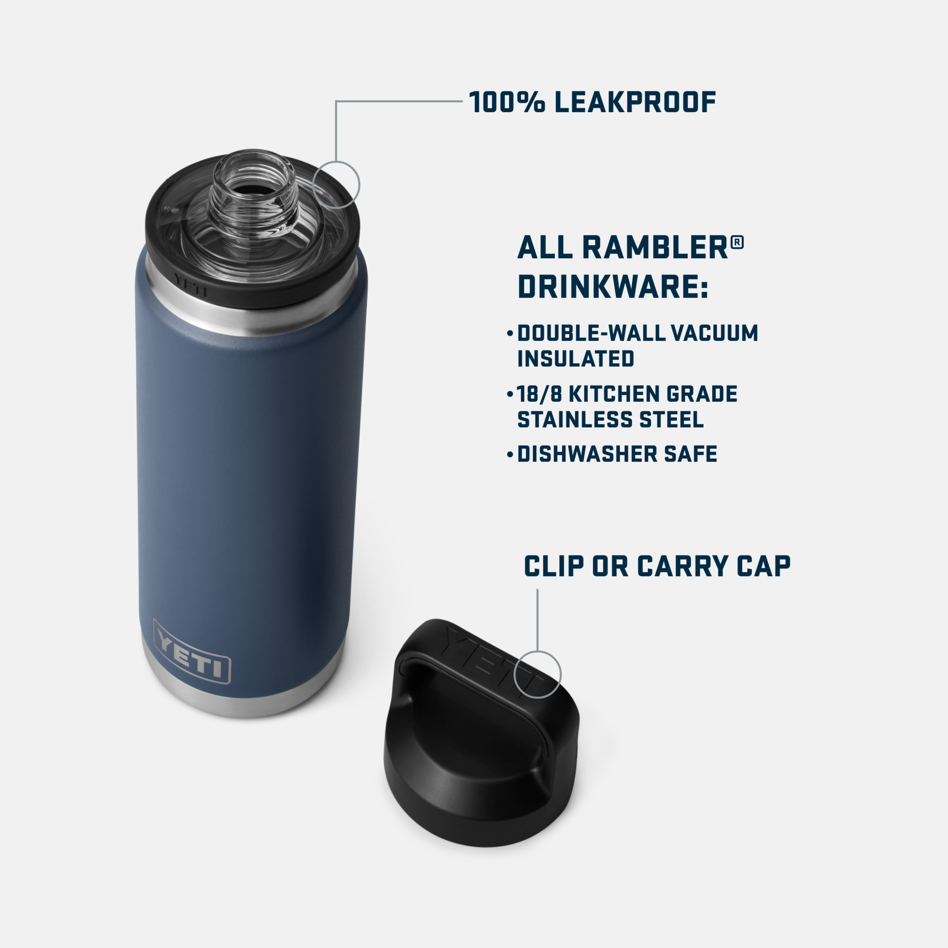 Rambler 26 OZ C bottle chug
