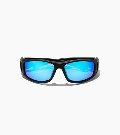 Ritual Vision - Dragster - Matte Black / Blue Reflective - Gepolariseerd - Zonnebril
