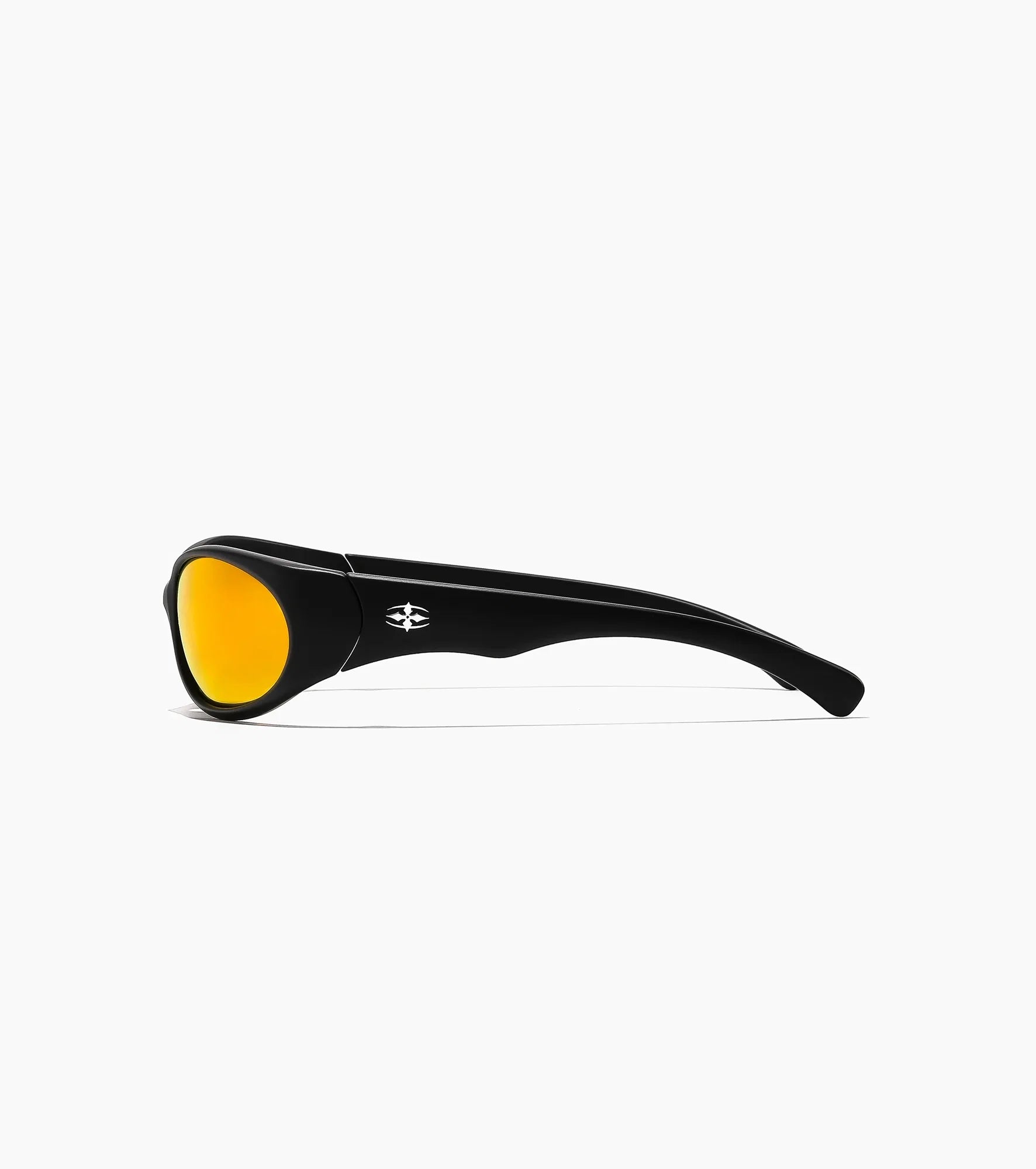 Ritual Vision - Demon Speed - Matte Black / Reflective Orange - Gepolariseerd - Zonnebril