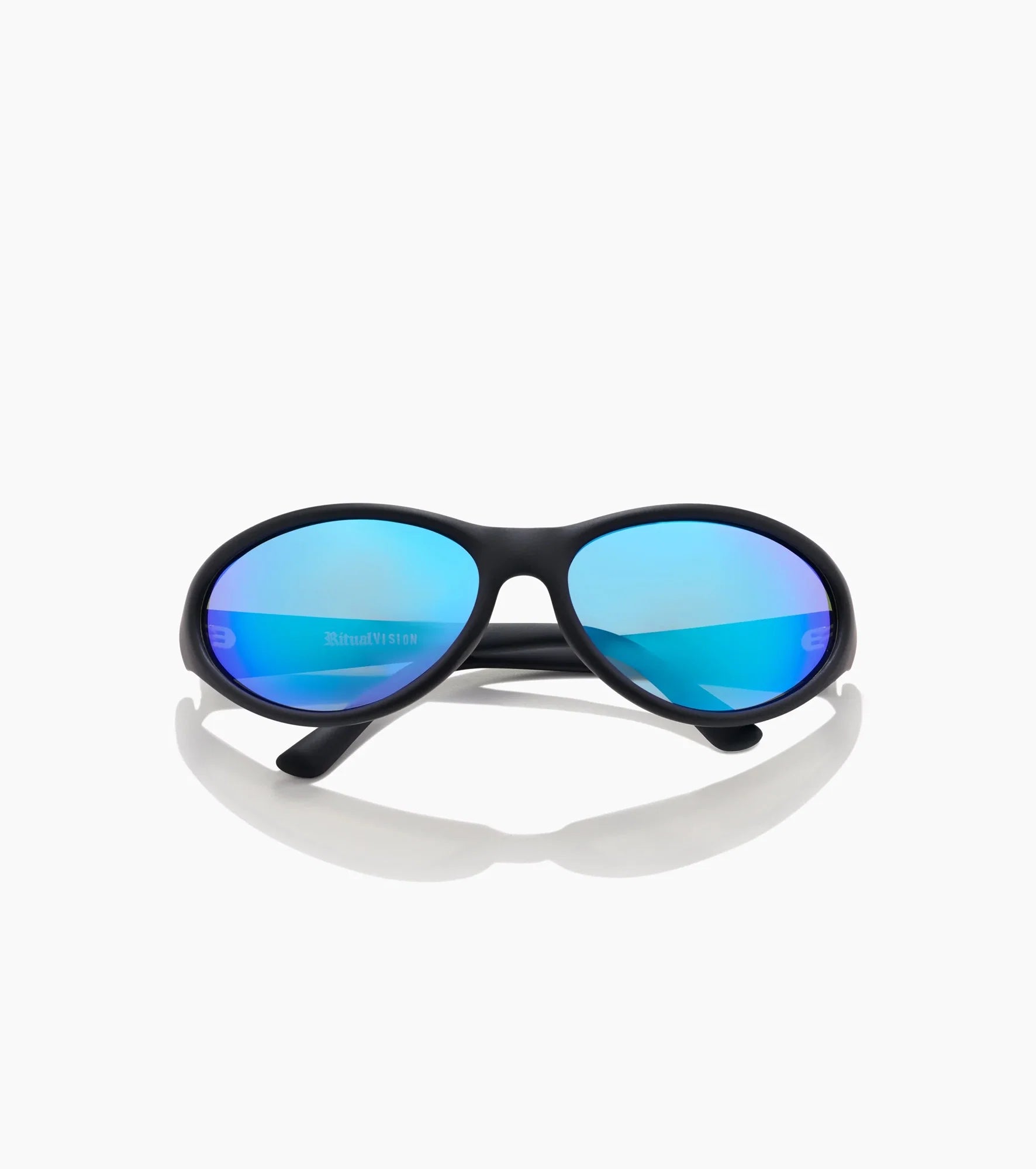 Ritual Vision - Morphine - Matte Black / Blue Reflective - Gepolariseerd - Zonnebril
