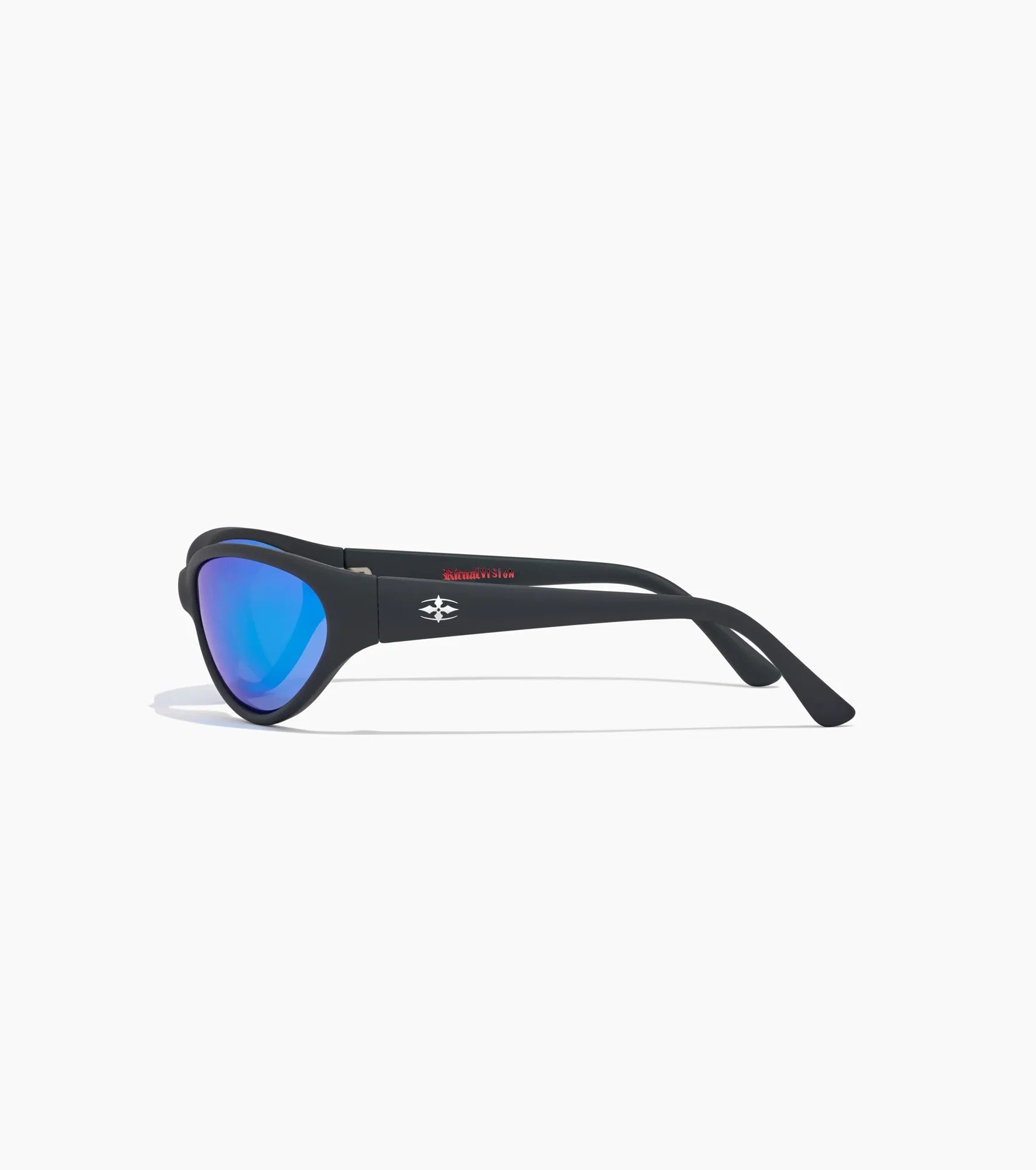 Ritual Vision - Morphine - Matte Black / Blue Reflective - Gepolariseerd - Zonnebril