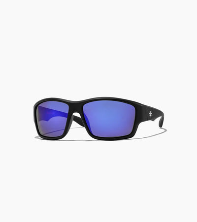 Ritual Vision - The Decline - Matte Black / Blue Reflective - Polarized - Sunglasses