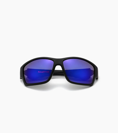 Ritual Vision - The Decline - Matte Black / Blue Reflective - Polarized - Sunglasses