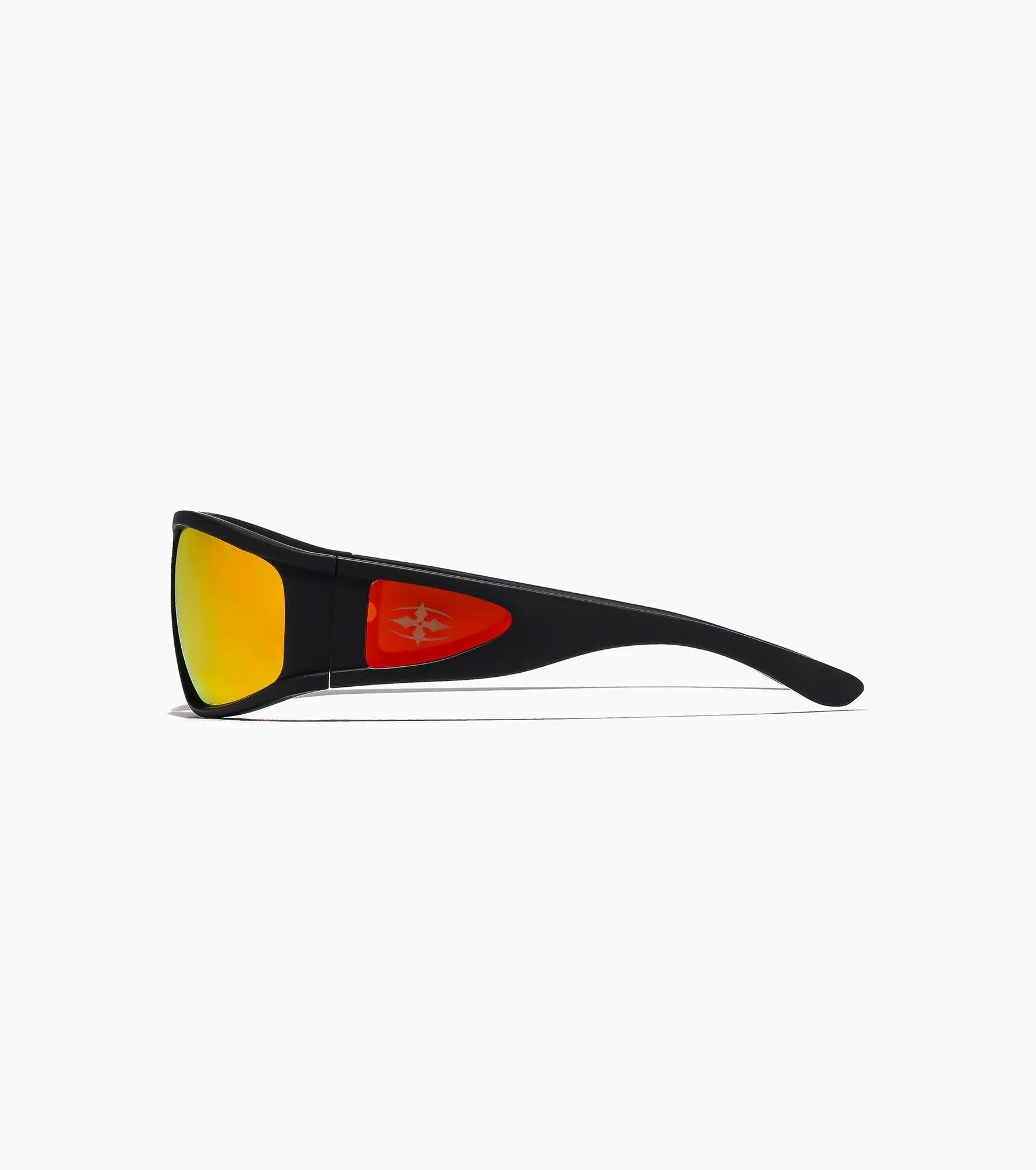 Ritual Vision - The Vacationer - Matte Black / Orange Reflective - Gepolariseerd - Zonnebril