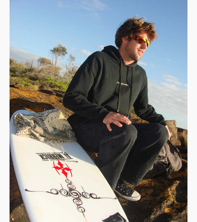 Ritual Vision - The Vacationer - Matte Black / Orange Reflective - Gepolariseerd - Zonnebril