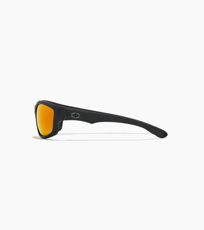 Ritual Vision - Teenage Zero - Matte Black / Orange Reflective - Gepolariseerd - Zonnebril