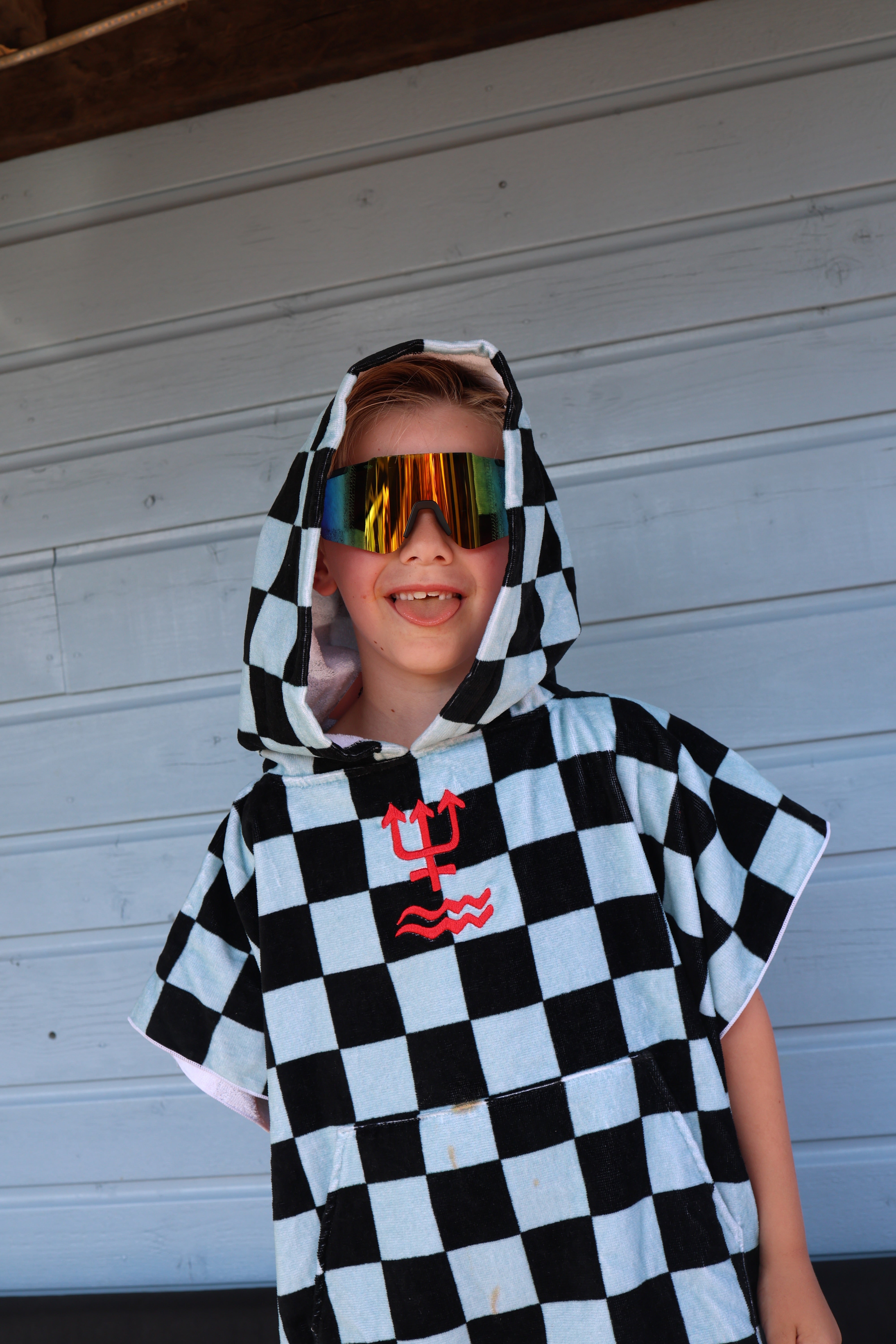 Salty Squares Poncho