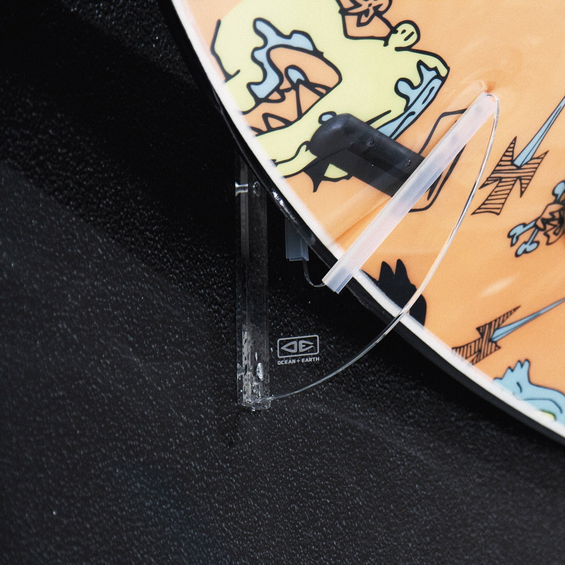 Invisible Wall Display Surfboard Rack - Horizontal