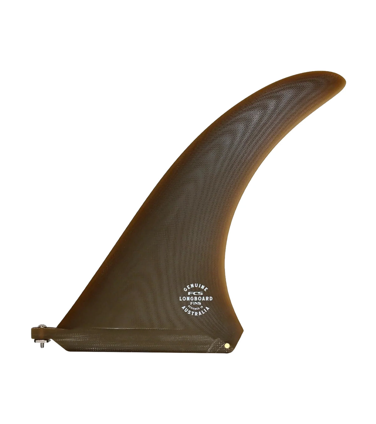 FCS Flow III Screw and Plate Performance Glass Single Fin - Cacao