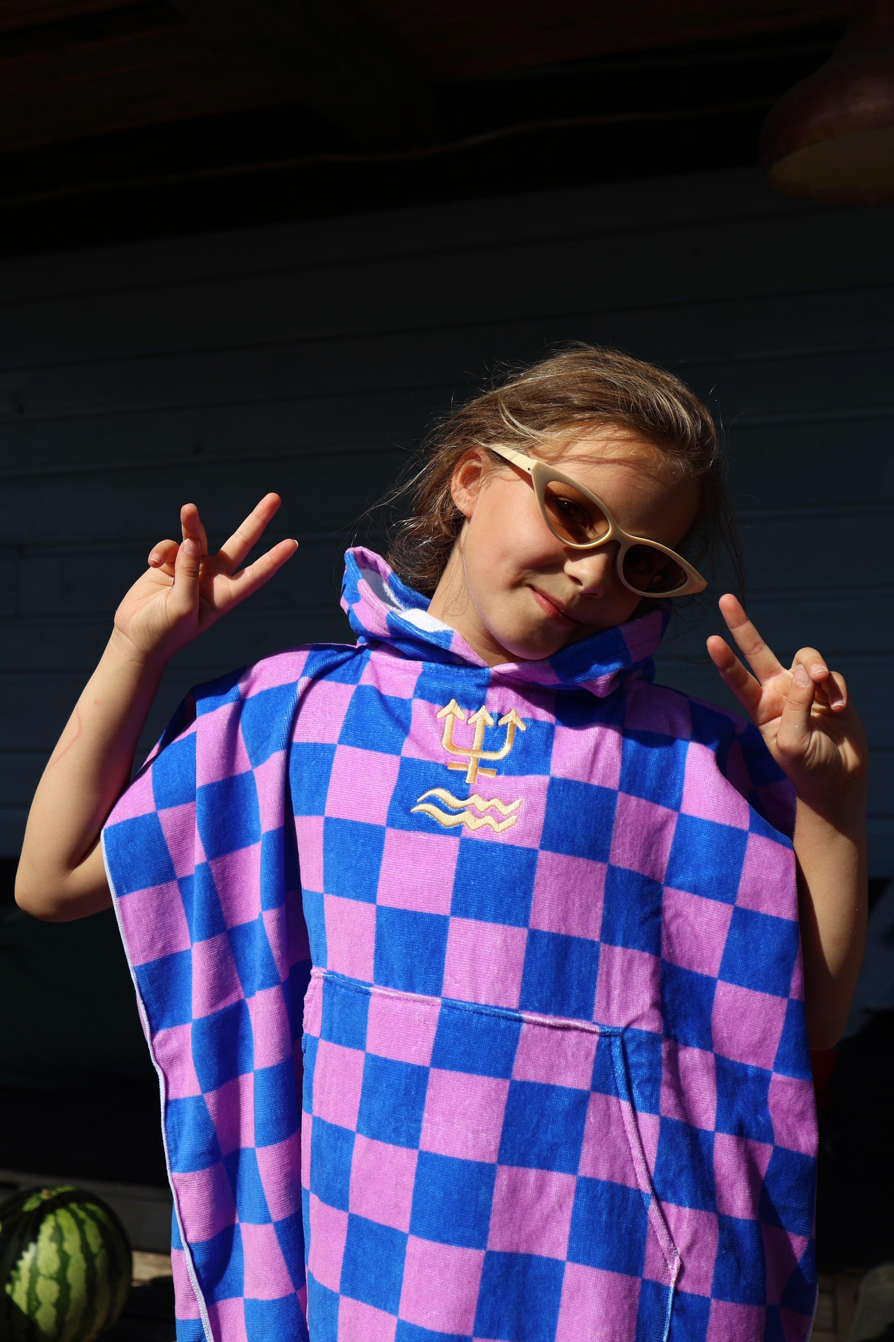 Salty Squares Poncho