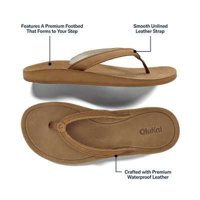 Olukai Southshore - Damen Wasserfeste Ledersandalen