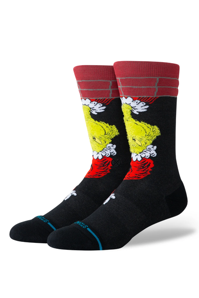 The Grinch x Stance Down The Chimney Crew Sokken