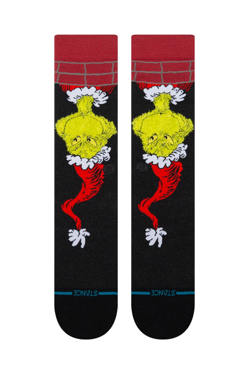 The Grinch x Stance Down The Chimney Crew Sokken