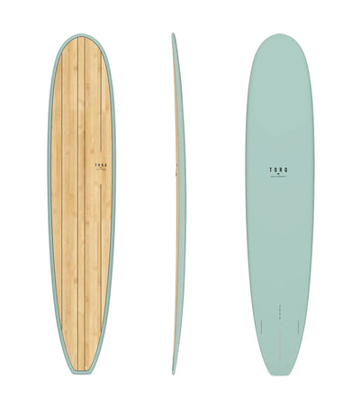 Torq Longboard TET - Futures - 2 + 1 Fin - Wood Deck