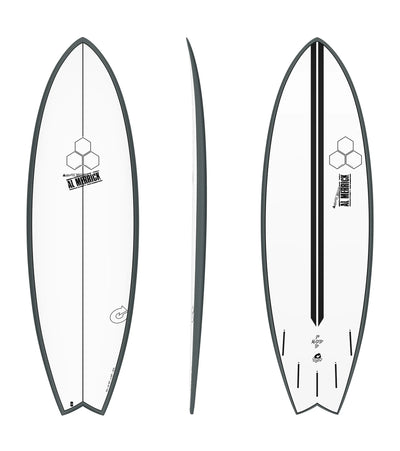 Channel Islands Pod Mod - Al Merrick - X-Lite - Futures - Graphite Rail