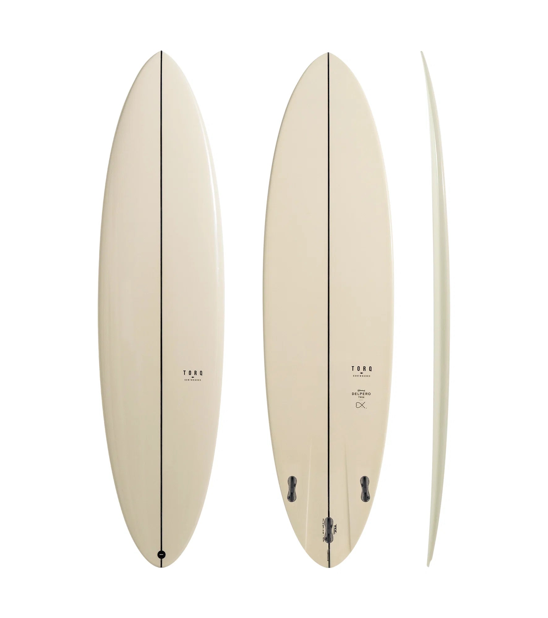 Torq Delpero Twin TEC - FCS II - 3 Fin