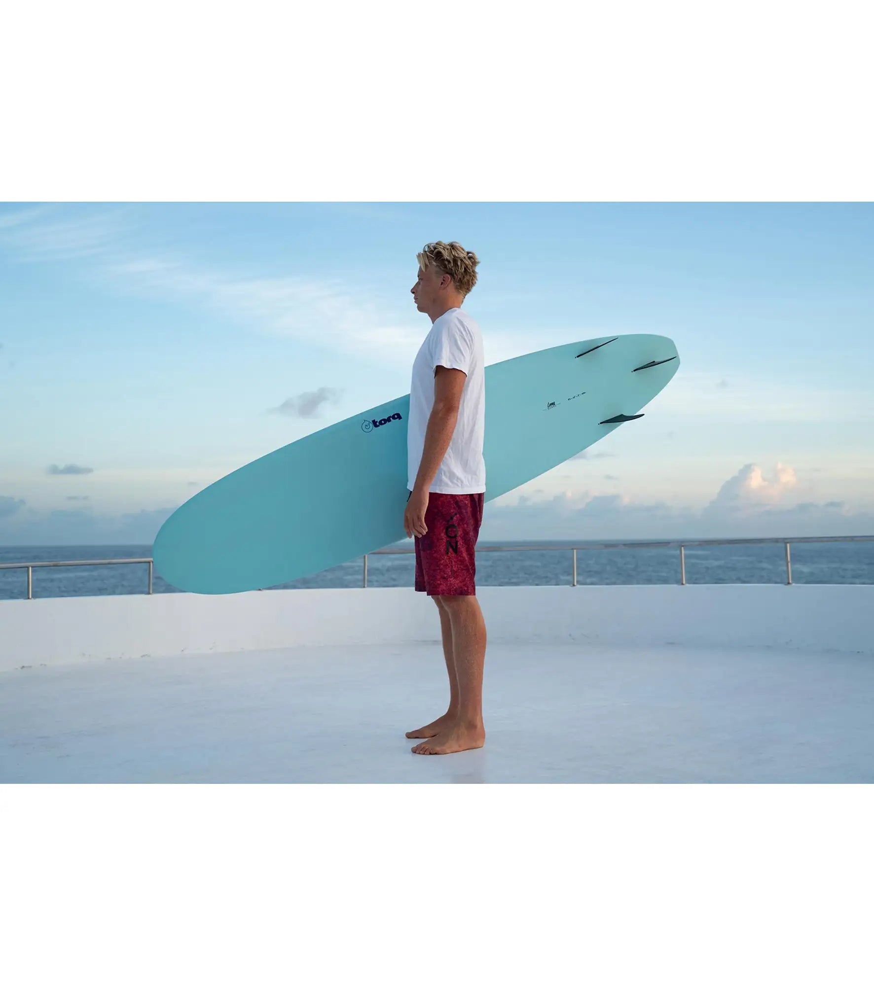 Torq Longboard TET - Futures - 2 + 1 Fin - Wood Deck