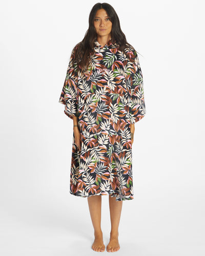 Hooded Towel Dames Poncho