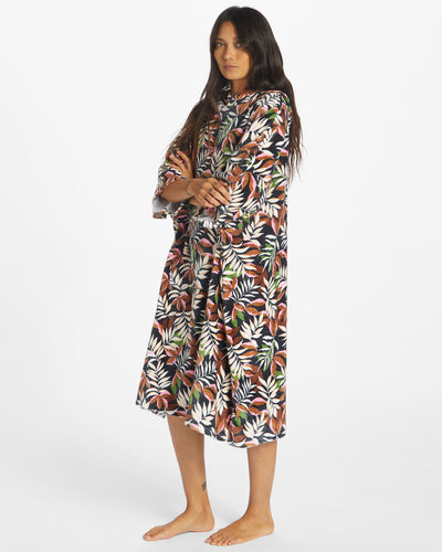 Hooded Towel Dames Poncho