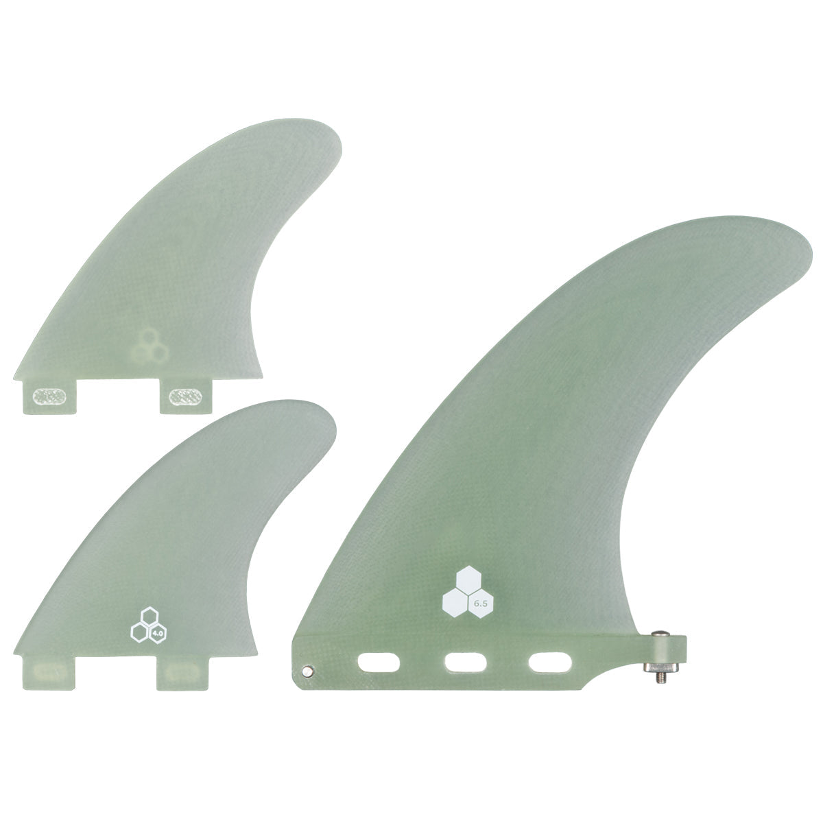 Al Merrick Fin Set CI Mid 2+1 - 4.0 X2 Trailers