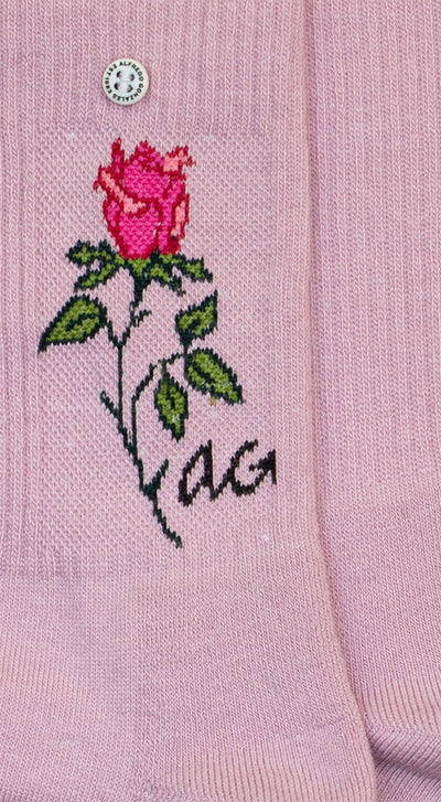 Athletic Icon Rose Socks