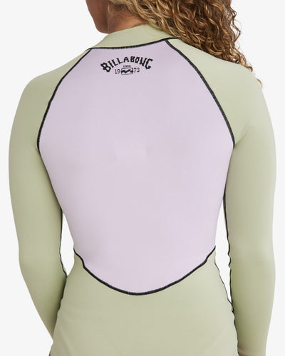 1/1 mm Salty Dayz Natural Light - Wetsuit met borstrits voor dames