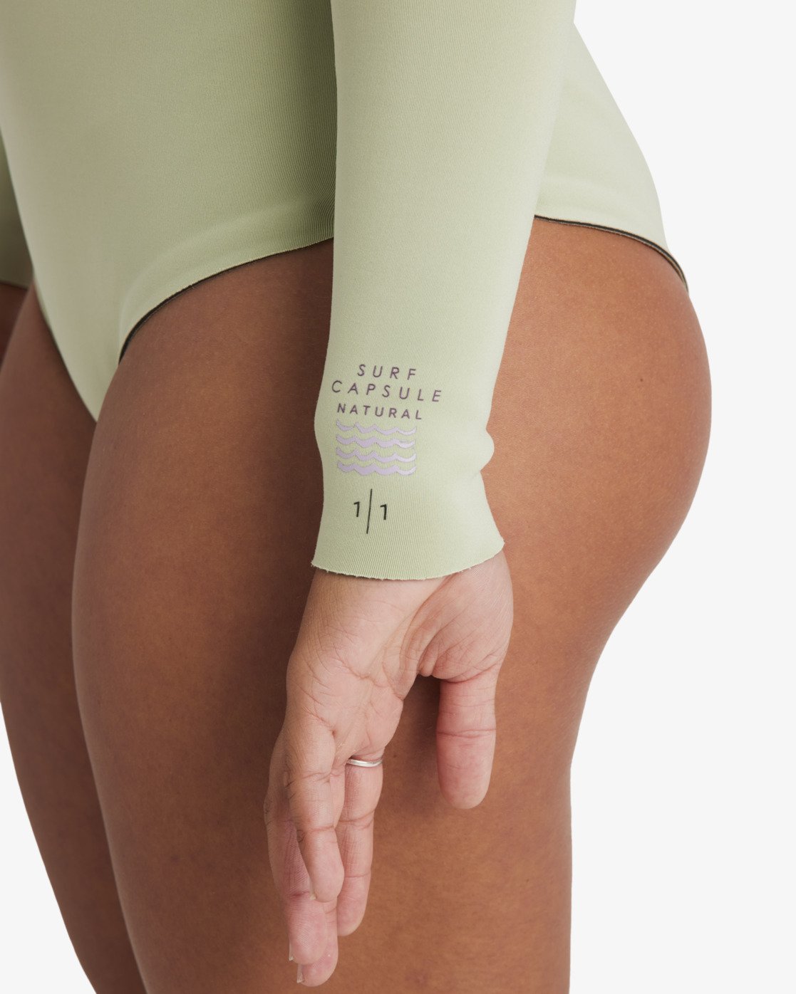 1/1 mm Salty Dayz Natural Light - Wetsuit met borstrits voor dames