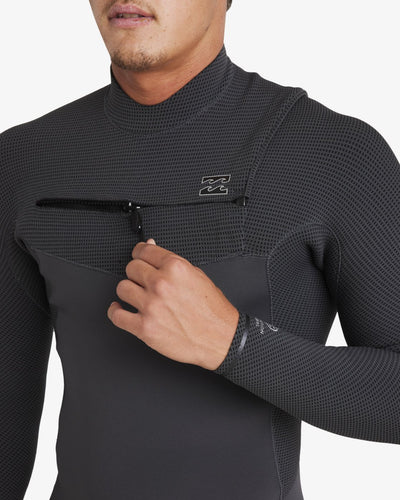 Billabong 4/3mm Revolution Natural - Chest Zip GBS Wetsuit for Men