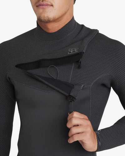 Billabong 4/3mm Revolution Natural - Chest Zip GBS Wetsuit for Men