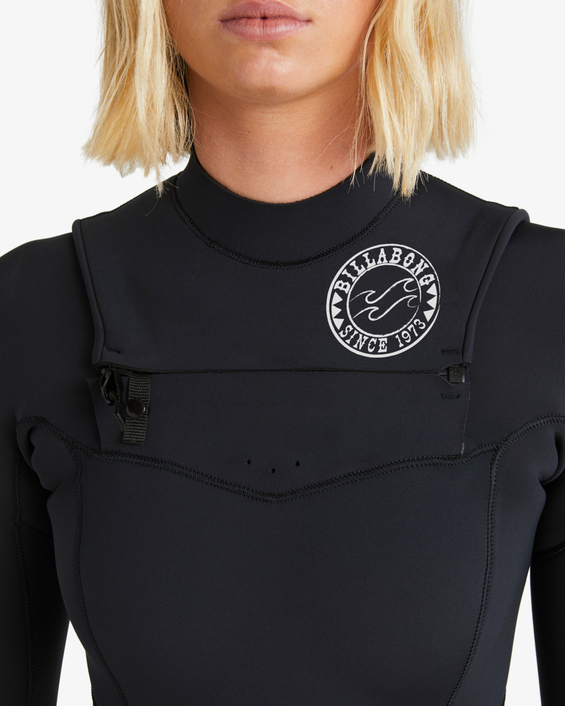 4/3 mm Salty Dayz Natural - Wetsuit met borstrits voor dames