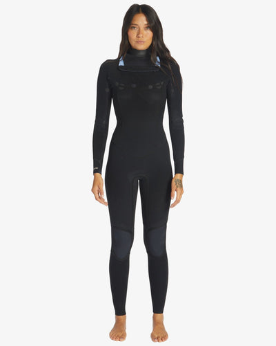 4/3 mm Salty Dayz Natural - Wetsuit met borstrits voor dames