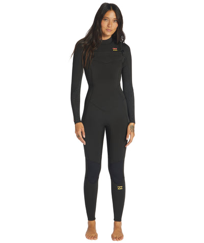 Billabong 4/3mm Synergy - Chest Zip Wetsuit for Women