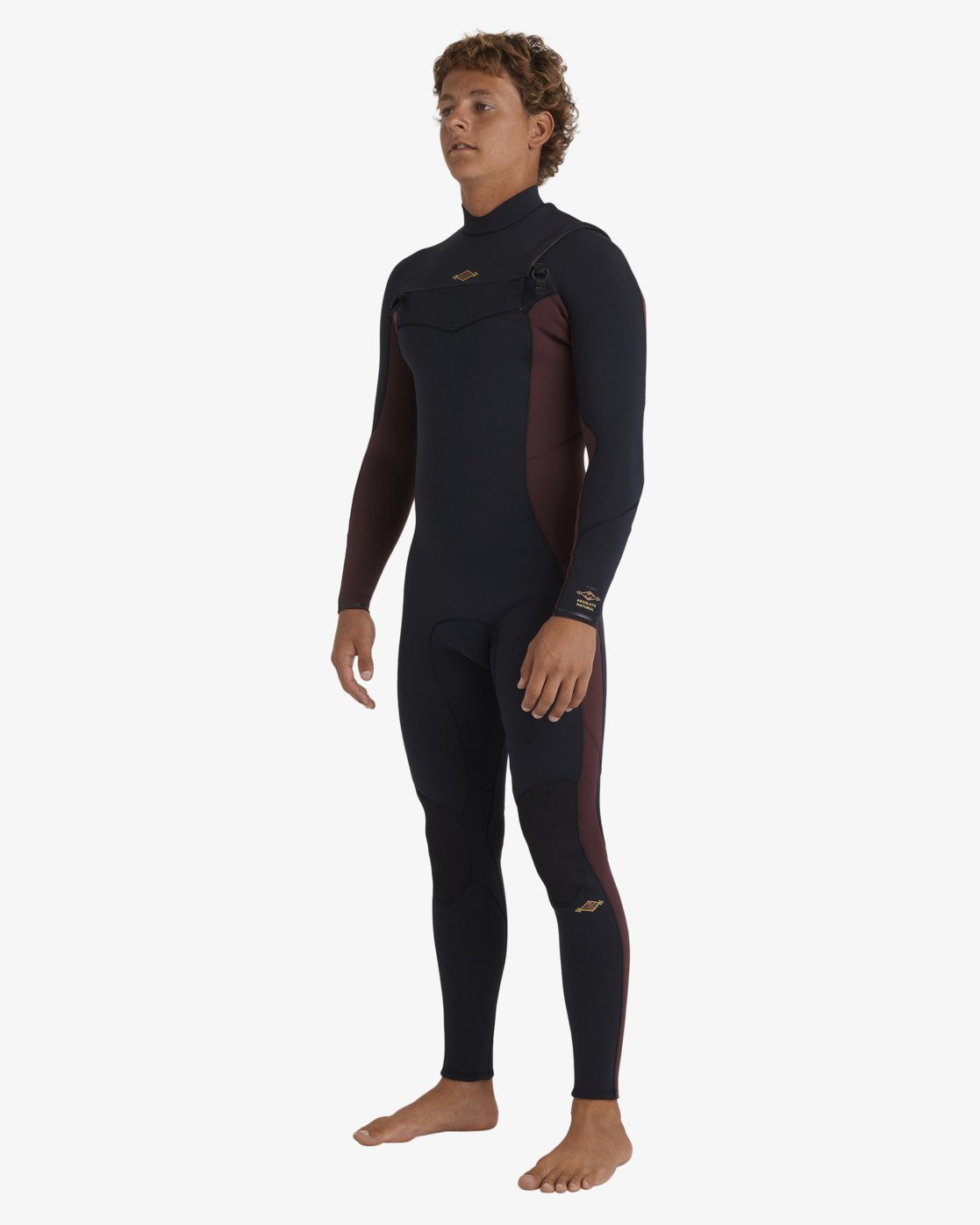 4/3mm Absolute Natural - Wetsuit met een Borstrits voor Heren