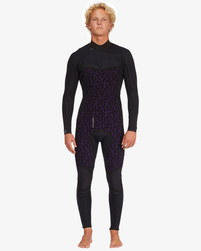 4/3mm Absolute Natural - Wetsuit met een Borstrits voor Heren
