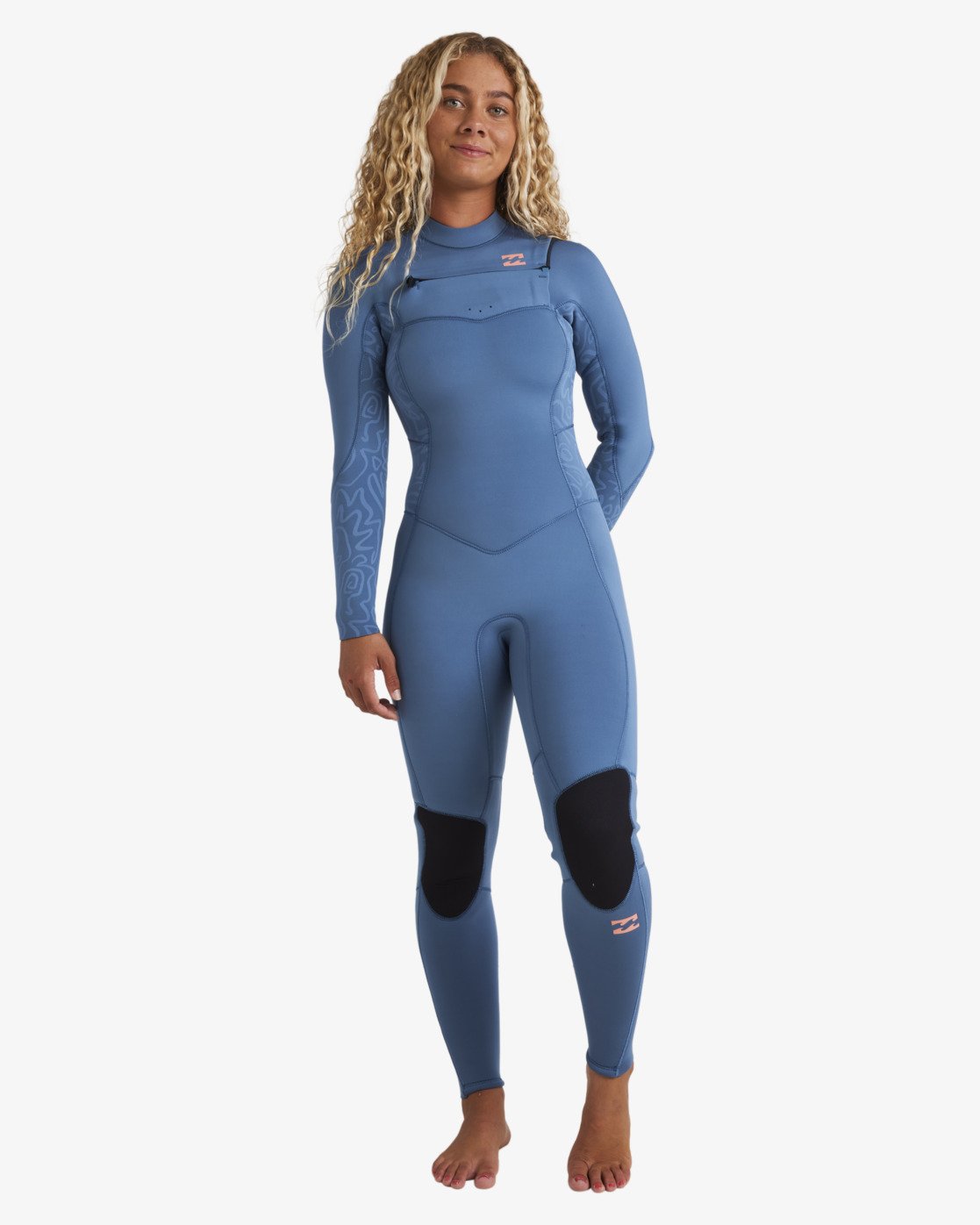 403 Synergy Natural Chest Zip Full - 4/3mm GBS Wetsuit Voor Dames