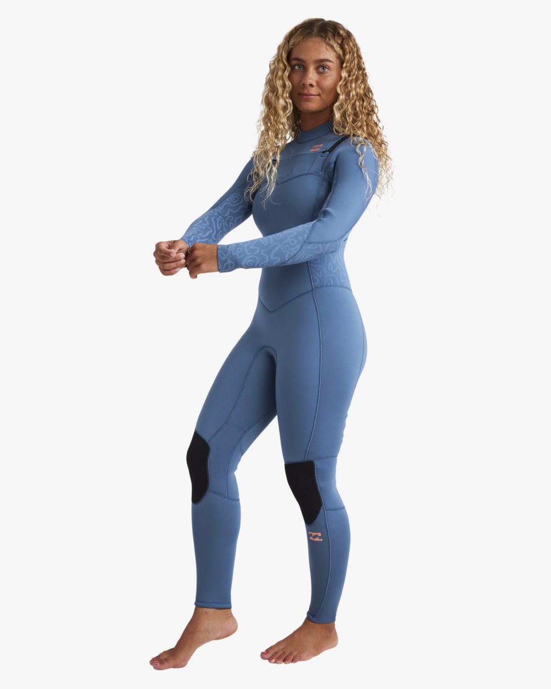 403 Synergy Natural Chest Zip Full - 4/3mm GBS Wetsuit Voor Dames