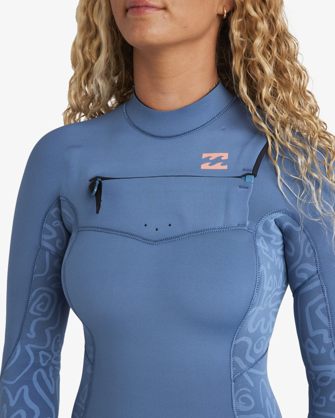 403 Synergy Natural Chest Zip Full - 4/3mm GBS Wetsuit Voor Dames