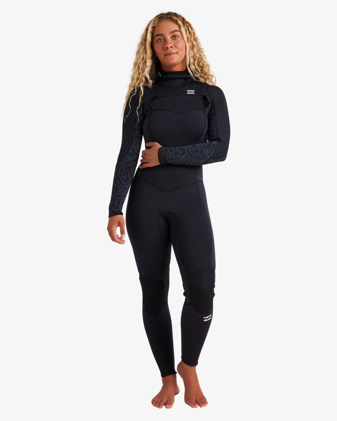 403 Synergy Natural Chest Zip Full - 4/3mm GBS Wetsuit Voor Dames