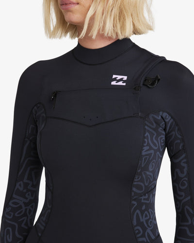 403 Synergy Natural Chest Zip Full - 4/3mm GBS Wetsuit Voor Dames
