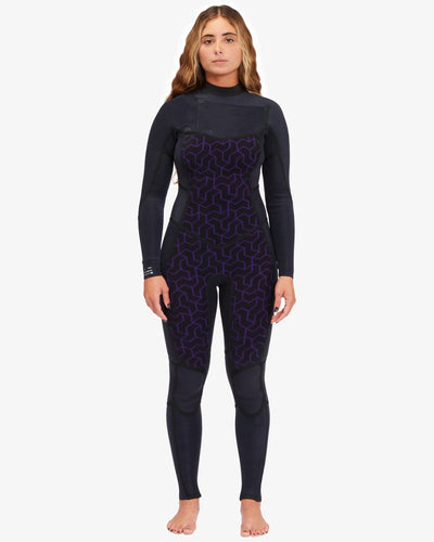 403 Synergy Natural Chest Zip Full - 4/3mm GBS Wetsuit Voor Dames