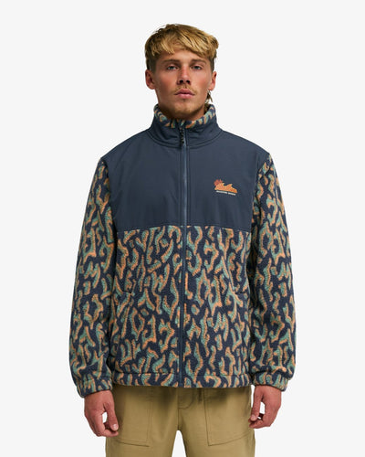 Billabong Boundary - Kurzarm Zip Fleece für Herren