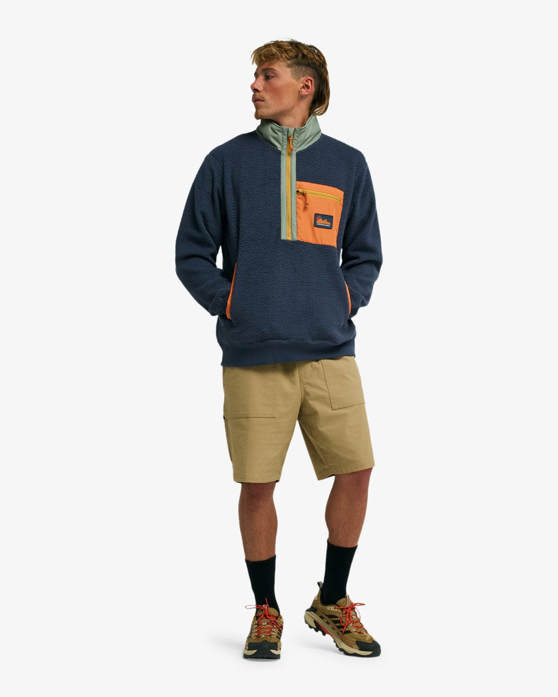 Billabong Boundary Shore - Half Zip Fleece For Men
