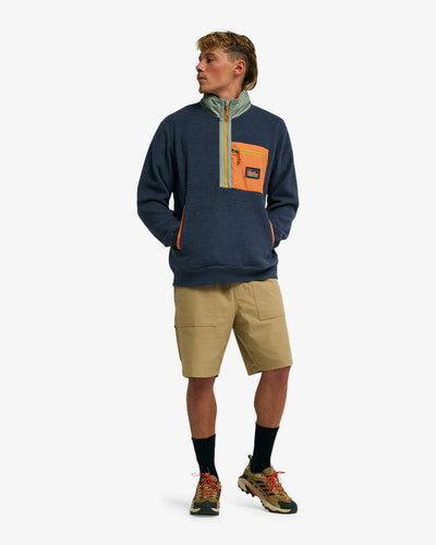 Billabong Boundary Shore - Half Zip Fleece For Men