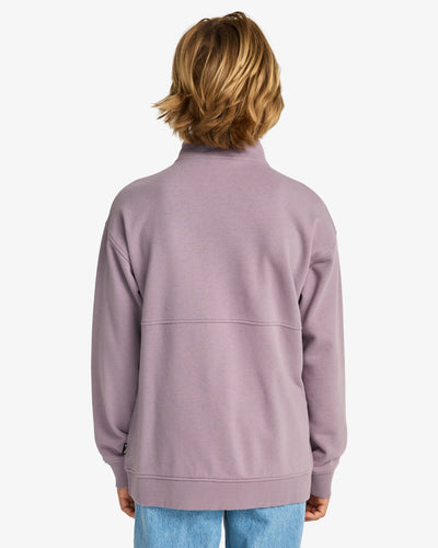 Billabong Burleigh - Boys Surf Lifestyle Half Zip Sweater